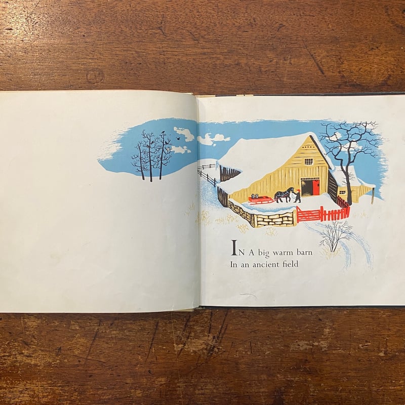 Christmas in the Barn」Margaret Wise Brown Barb