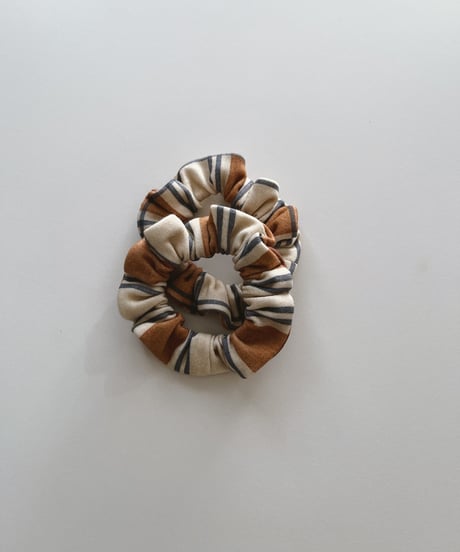 organic cotton Scrunchie /set of 2