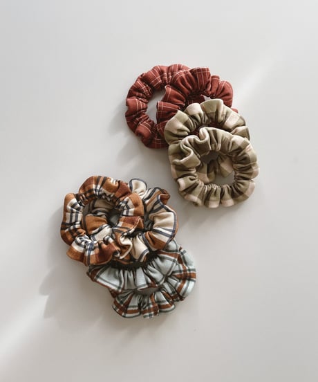 organic cotton Scrunchie /set of 2