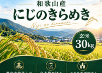 和歌山県産キヌヒカリ/玄米/30kg/令和8年産 | 有限会社 朝日食糧