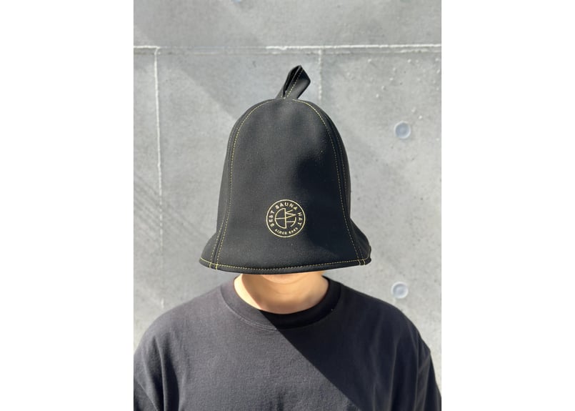 全 3種あり 🟡best sauna hat⚫良質蒸温🟢 刺繍入り! ステッチ同色