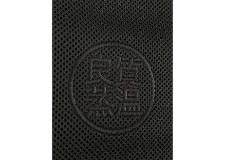 刺繍入り 💠大型 リニューアル版💠 ポケット 2個付 良質蒸温プリント BSH オリジナル商品 メッシュ トート バッグ マチ付