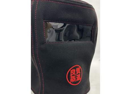 全 6種あり 最強 🔴良質蒸温🔴 金 刺繍入り! 凄い断熱性 フルフェイス スモーク窓虚無僧 ✅フェイク スエード マイクロファイバー & ポリエステル・メッシュ素材 特大サイズ! サウナハット