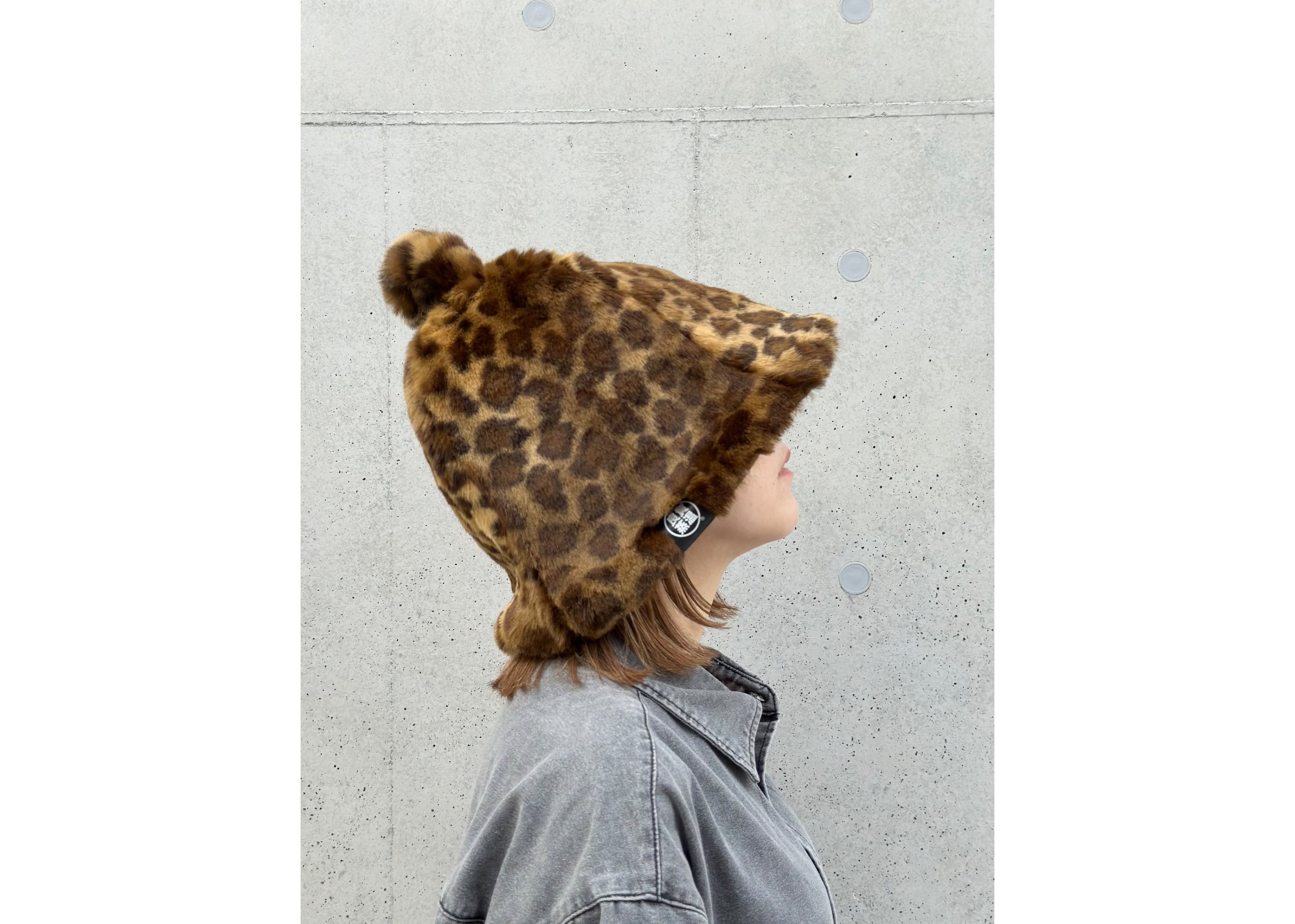 🐆レオパード🐆 2枚重ね フェイクファー 素材 次世代 3層構造