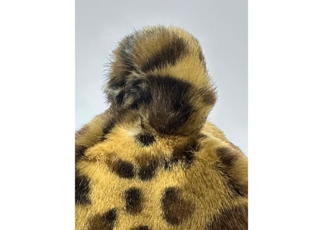 🐆レオパード🐆 2枚重ね フェイクファー 素材 次世代 3層構造 ポリエステル・メッシュ素材 サウナハット リバーシブル オリジナル商品 男女兼用 ゆったり