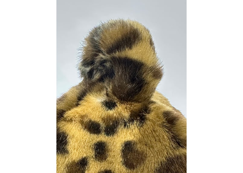 🐆レオパード🐆 2枚重ね フェイクファー 素材 次世代 3層構造