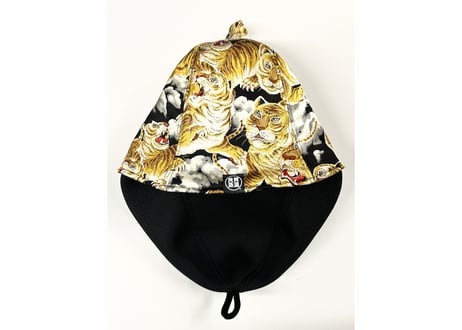 全 2色あり 🐅百虎🐅 豪華 サテン スカジャン トリプル!! 遮熱性が高い 3枚重ね 大サイズ メッシュ素材 サウナハット