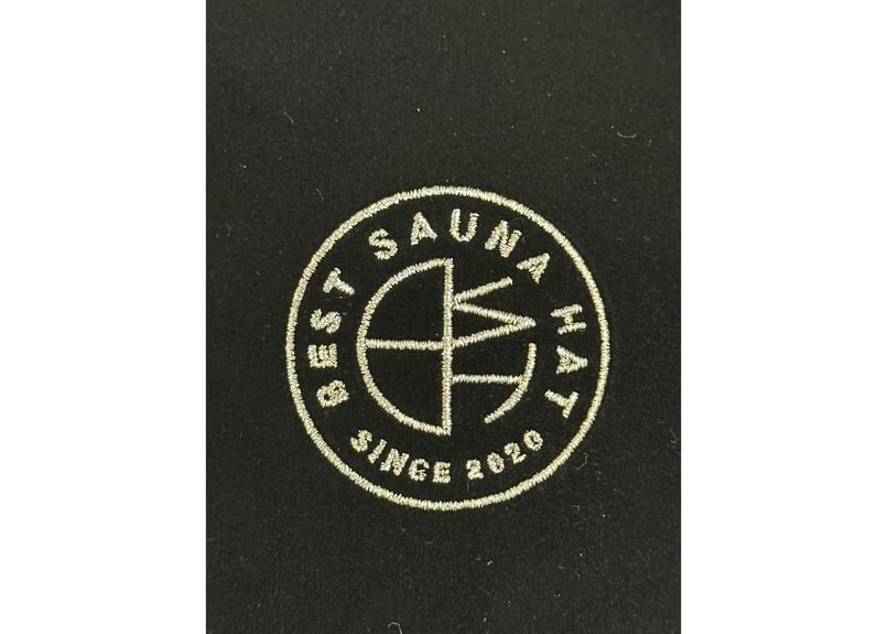 全 3種あり 🟡best sauna hat⚫良質蒸温🟢 刺繍入り! ステッチ同色