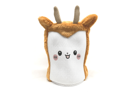 限定モデル！鹿の湯 かのこちゃん フェイクファー生地 フルフェイス  Sauna Armor 虚無僧君メッシュ ✅ 次世代 3層構造 メッシュ素材 サウナハット