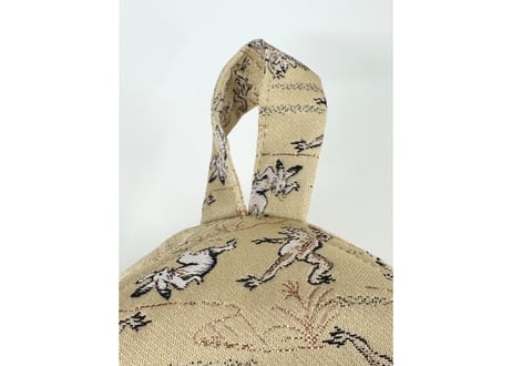 🐸着物生地🐰 和柄 トリプル仕立て! 3枚重ね 厚手メッシュ! ✅メッシュ素材 サウナハット  Japanese pattern