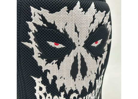 💀スカル刺繍入り💀 トリプル!! 最強 メッシュ 3枚仕立て ✅フルフェイス  Sauna Armor ブラック 虚無僧君メッシュ ✅ 次世代 3層構造 メッシュ素材 サウナハット  コサック風