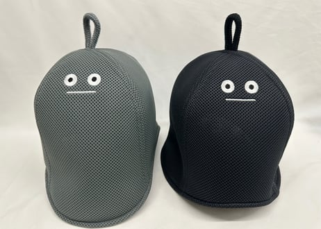 TOKETA 2個セット 刺繍入り ダブル!! 次世代 3層構造 ポリエステル・メッシュ素材 サウナハット リバーシブル 男女兼用 ゆったり