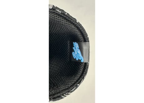 🌊⬛ブラック⬛🌊 さざ波 光沢 着物生地 和柄 トリプル仕立て! 3枚重ね 厚手メッシュ! ✅メッシュ素材 サウナハット  Japanese pattern