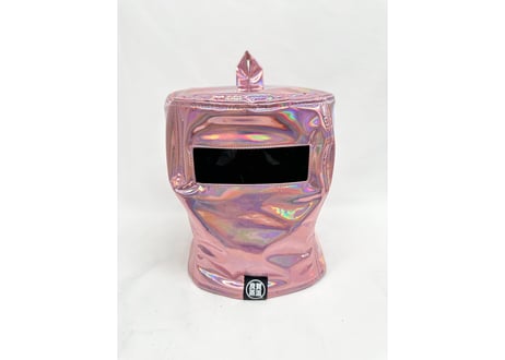 オーロラ 🔴再販無し!光沢  最強 ハッキリ見える!! スモーク 小窓付 ハード ✅フルフェイス 世界初! Sauna Armor 虚無僧君メッシュ ✅ サウナハット