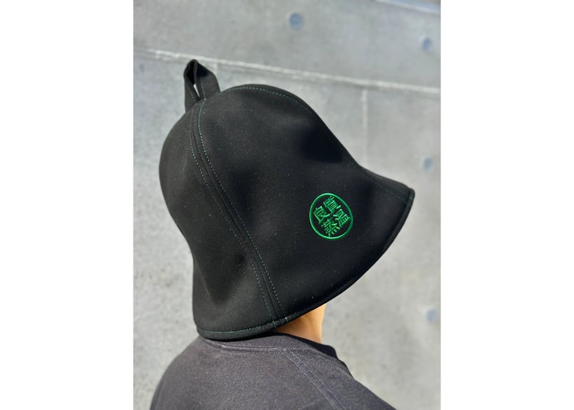 全 3種あり 🟡best sauna hat⚫良質蒸温🟢 刺繍入り! ステッチ同色
