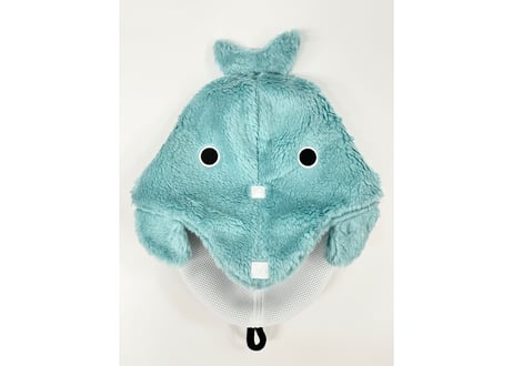 🐋クジラ🐋 特殊構造 刺繍 国産ファー採用 フェイクファー素材 次世代 3層構造 ポリエステル・メッシュ素材 サウナハット