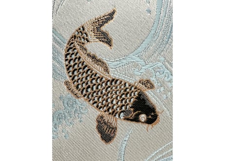 鯉 🐟 着物生地 🐟 和柄 トリプル仕立て! 3枚重ね 厚手メッシュ! ✅メッシュ素材 サウナハット  Japanese pattern