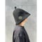 全 3種あり 🟡best sauna hat⚫良質蒸温🟢  刺繍入り! ステッチ同色 ブラック厚手 凄い断熱性 Lサイズ✅フェイクスエード マイクロファイバー 特大サイズ! サウナハット