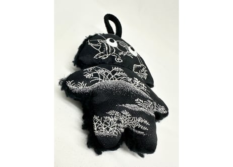 限定モデル!! 全身着物メッシュ君付 黒 鳥獣戯画 🐸着物生地🐰 和柄 トリプル仕立て! 3枚重ね 厚手メッシュ! サウナハット  Japanese pattern