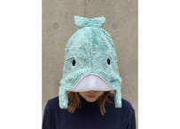 🐋クジラ🐋 特殊構造 刺繍 国産ファー採用 フェイクファー素材 次世代 3層構造 ポリエステル・メッシュ素材 サウナハット
