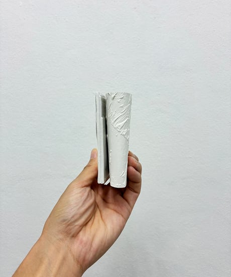mw11｜三つ折り豆財布／WH