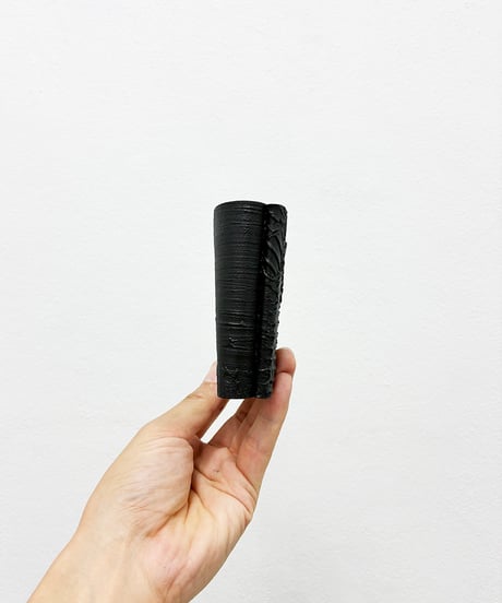 mw11｜三つ折り豆財布／BK