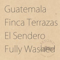 Guatemala Finca Terrazas El Sendero Fully Washed