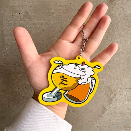 アワアワアワー　ラバーキーホルダー
