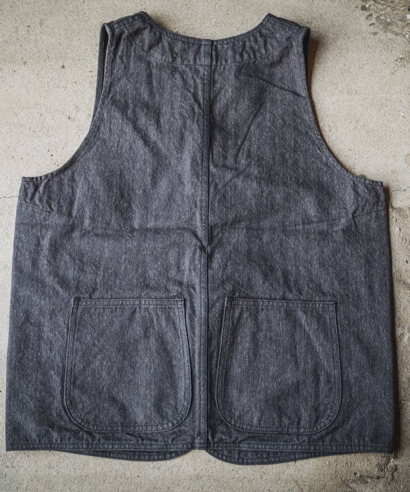 Huntsman Vest Covert Herringbone | TCB jeans