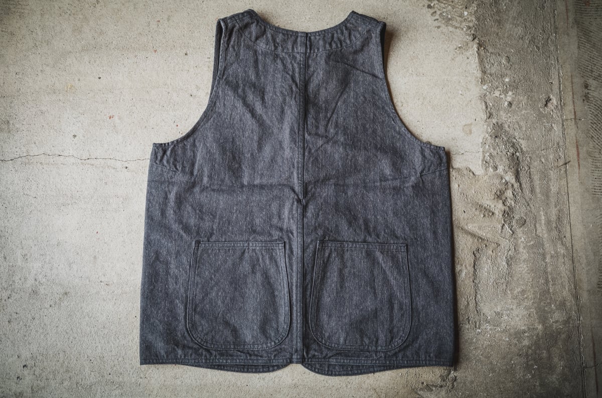 Huntsman Vest Covert Herringbone | TCB jeans