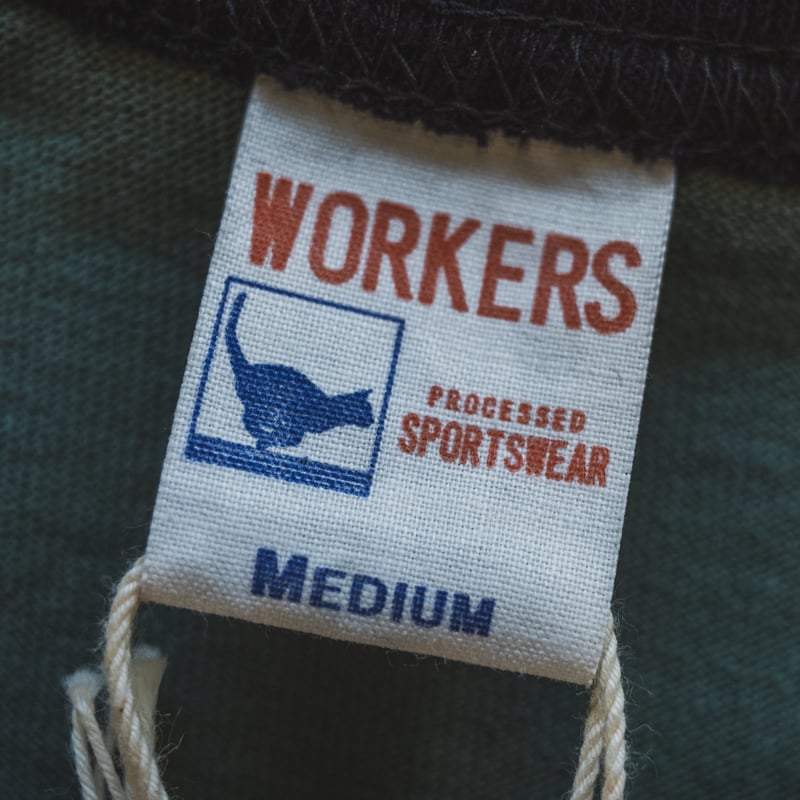 WORKERS & Running Cat T-Shirt Color: Cat Grass