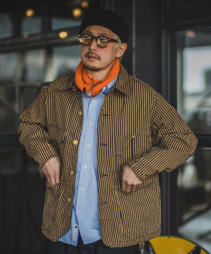 Cat Head Jacket Brown Tabby Stripe | TCB jeans