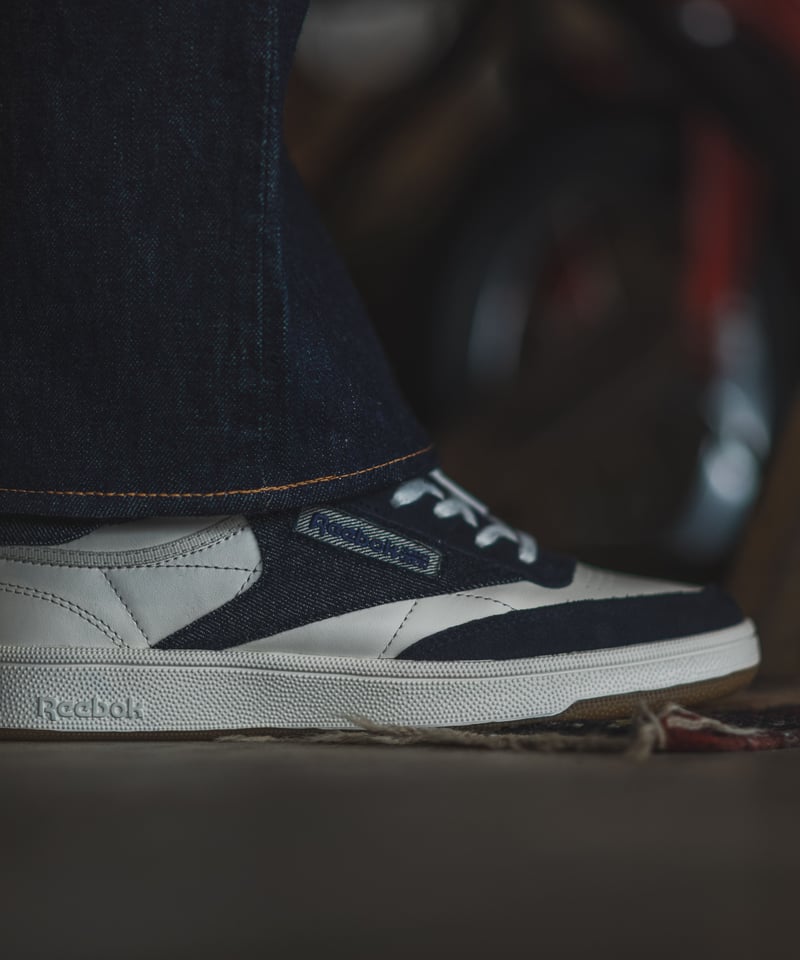 【Z21073】短編傷説 Reebok × TCB jeans CLUB C 85 VINTAGE 