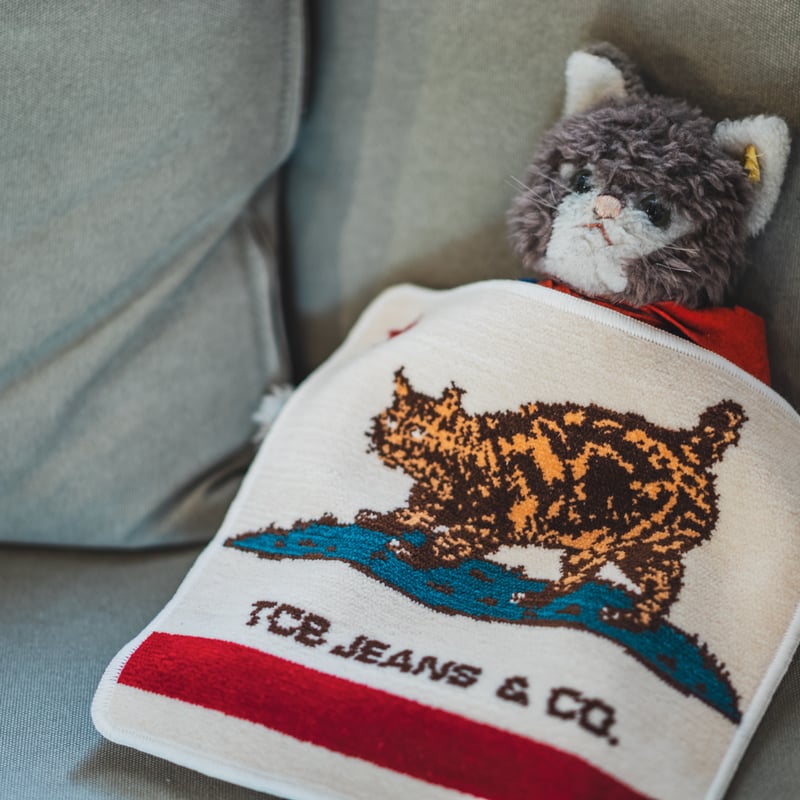 Chenille Cat Towel | TCB jeans