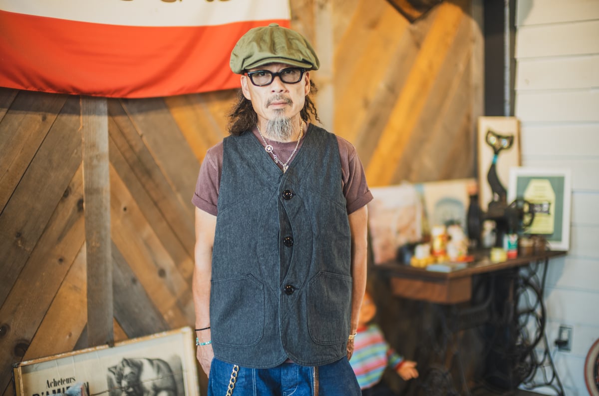 Huntsman Vest Covert Herringbone | TCB jeans