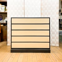 100巾小袖5重「マーブル」BK