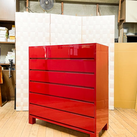 100巾小袖5の3「ミラー」RED