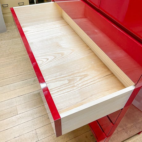 100巾小袖5の3「ミラー」RED