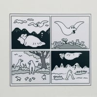 OOO PETプリント｜小（モノクロ）
