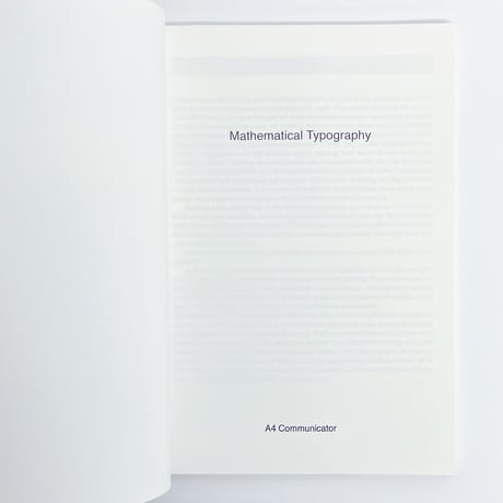 ningen paper｜Mathematical Typography