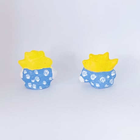 にゃんとこ｜陶土人形「餃子（中）」