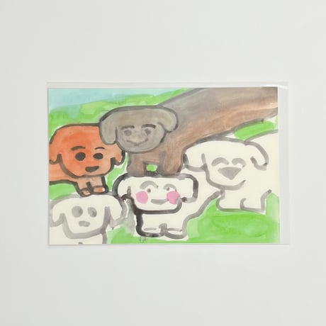 キム・ジュヨン｜ポストカードAセット（長ーい犬）