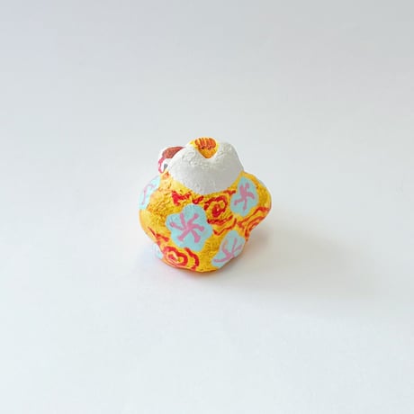 にゃんとこ｜陶土人形「春駒」