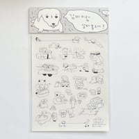 キム・ジュヨン｜犬と一緒に暮らしてみるシール