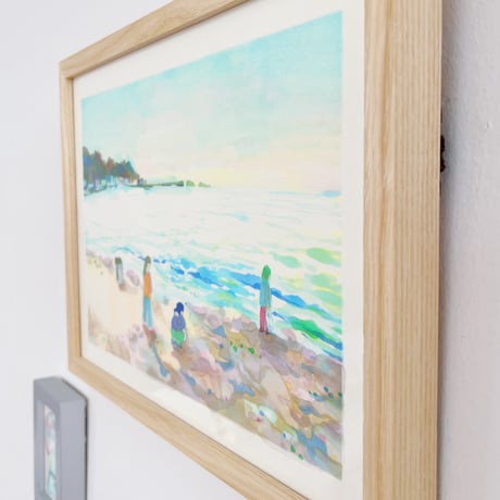 大久保つぐみ 原画｜あの日のビーチコーミング