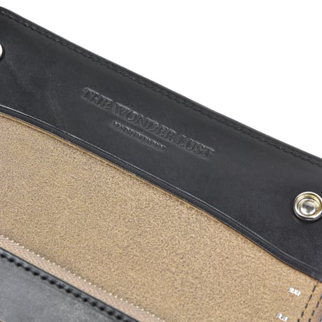 SHELL & STUDS TRUCKER LONG WALLET　- horse butt -