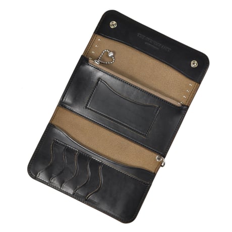 SHELL & STUDS TRUCKER LONG WALLET　- horse butt -