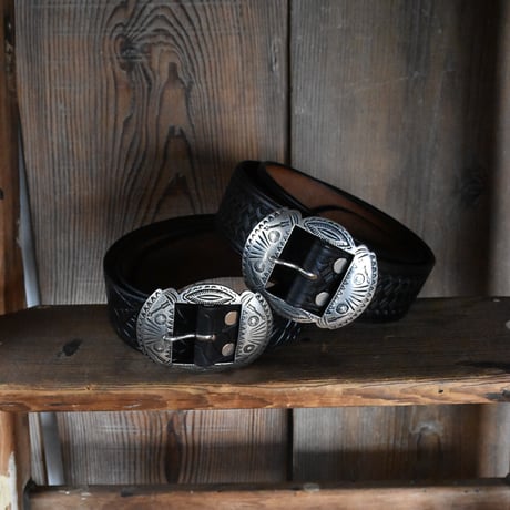 40mm SPIDER EMBOSSED BELT