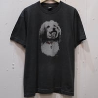 90's 後染め マルチーズTシャツ