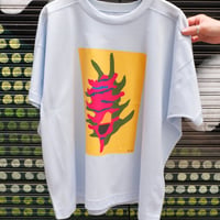 ASEEDONCLÖUD / Kafusho  T-shirt /Shell / saxe / サイズS